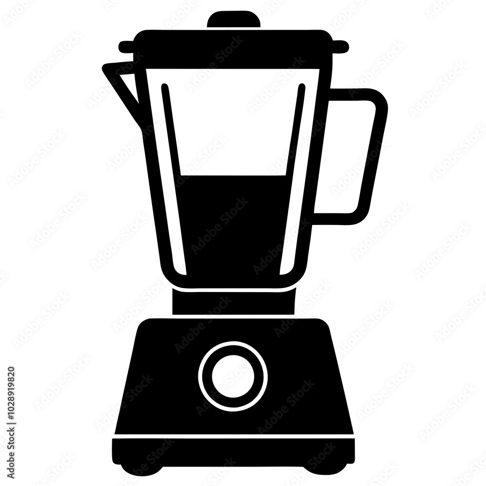 blender vector silhouette vector illustration blender vector silhouette vector illustration