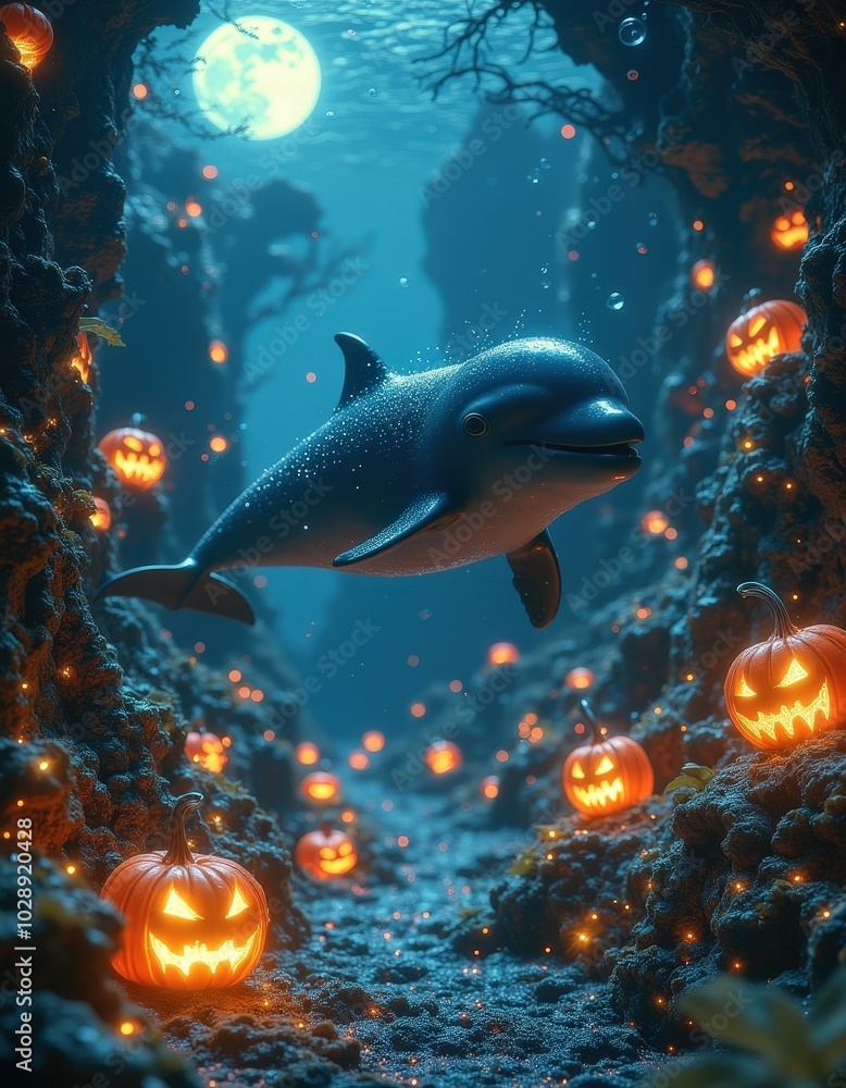 Fototapeta premium Halloween Tiere