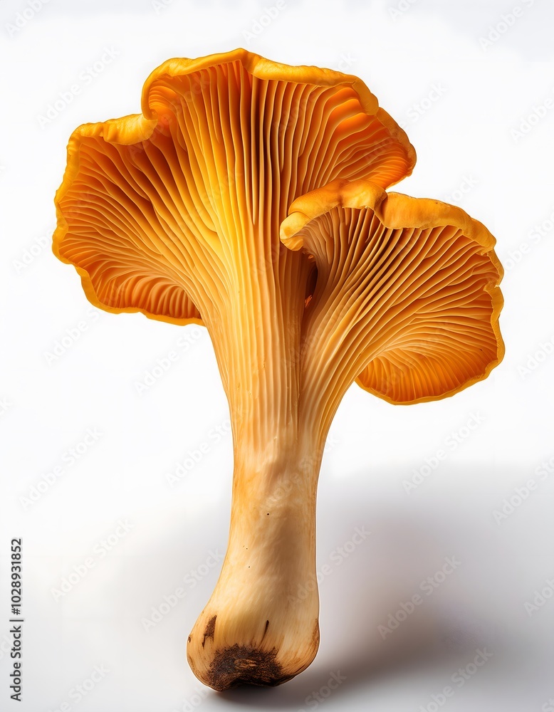 Chanterelle Mushrooms on the Forest Floor Chanterelle Mushrooms on the Forest Floor