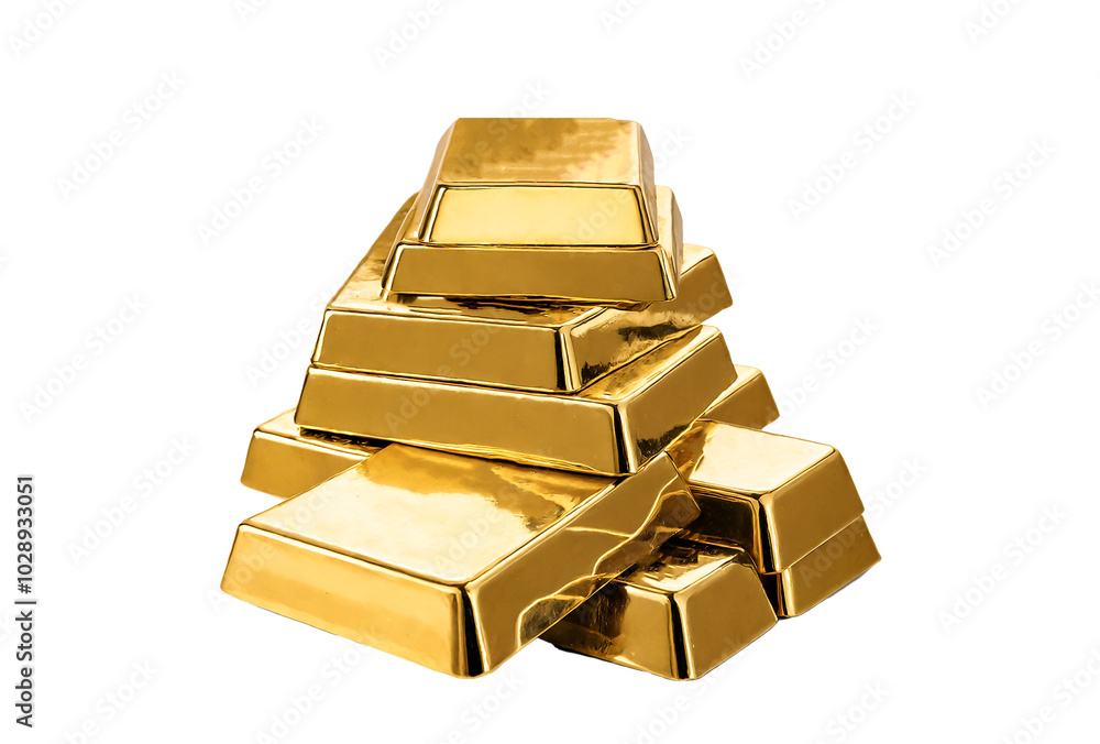 stack of gold bars isolated stack of gold bars isolated