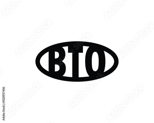 BTO logo design vector template. BTO