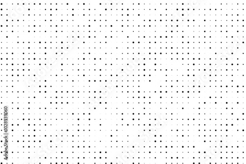 Irregular dot grid pattern on staggered layout