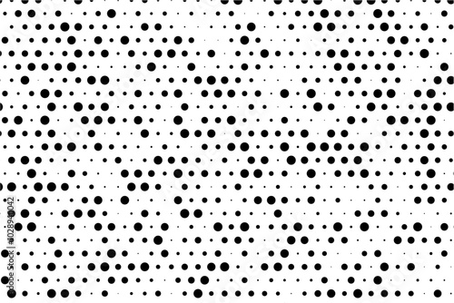 Randomized dotted grid background with staggered rows