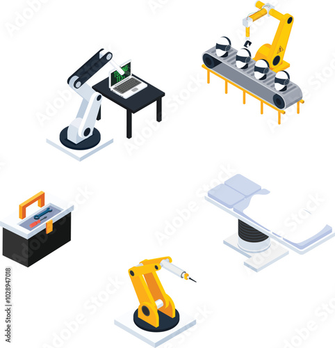 set of construction icons