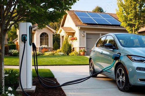 Electric Vehicle Charging at a Sustainable Home