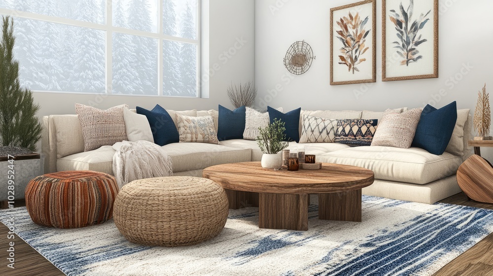 Contemporary Chic Living Room Design Idea Contemporary Chic Living Room Design Idea