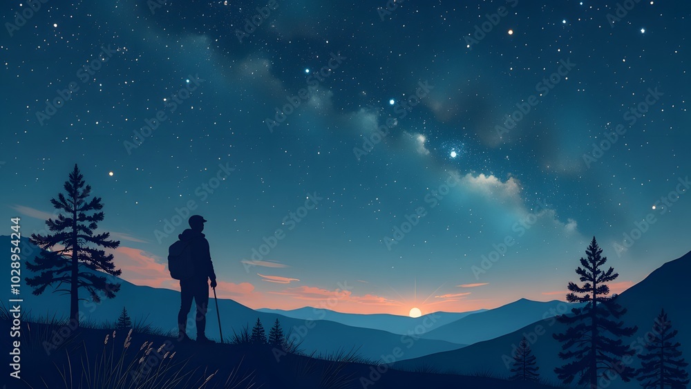 Stargazer Under the Milky Way Stargazer Under the Milky Way