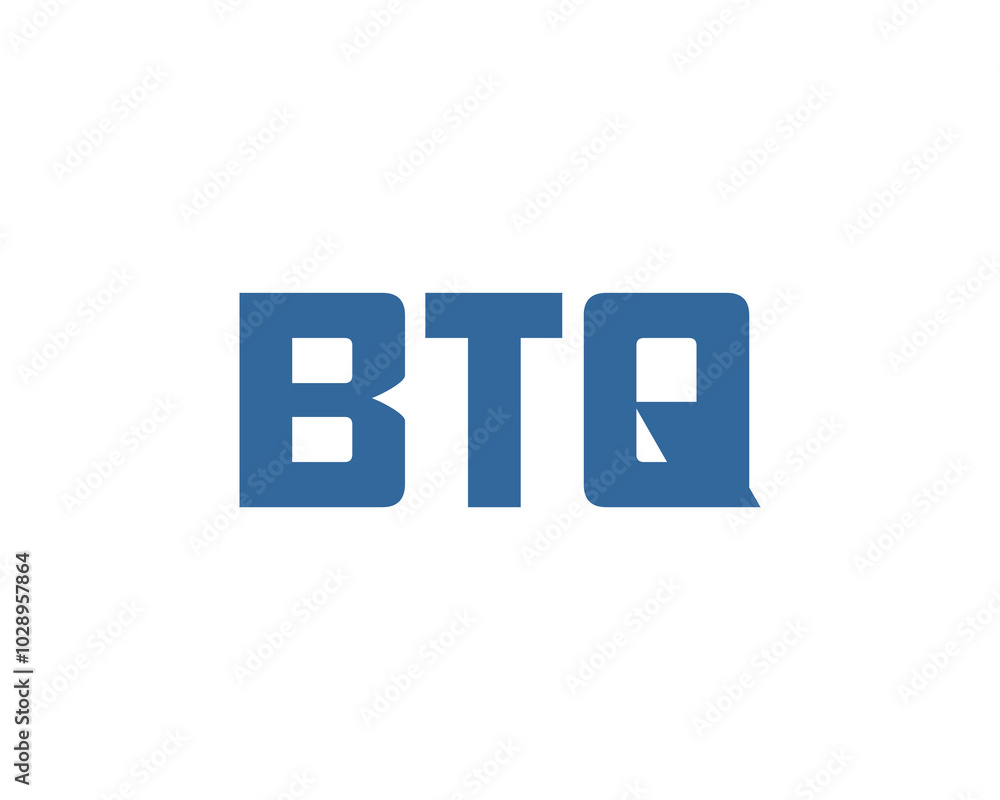 BTQ logo design vector template. BTQ BTQ logo design vector template. BTQ