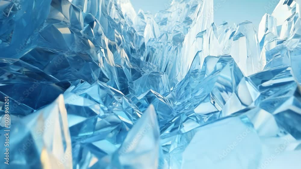 Navigating through crystal-clear icy stones, frozen terrain, a chilling exploration journey Navigating through crystal-clear icy stones, frozen terrain, a chilling exploration journey