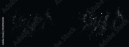 Snow Falling on black background. winter snow flakes