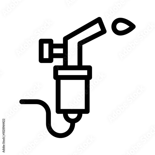 Soldering Torch line icon