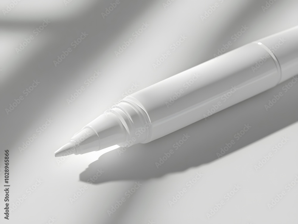 Sleek Marker with Sharp Tip on Light Background Sleek Marker with Sharp Tip on Light Background