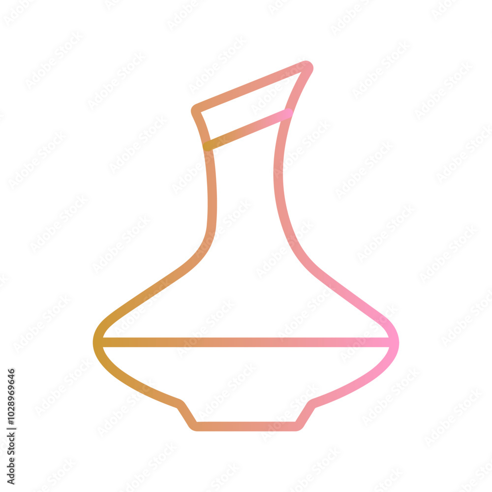 Wine Decanter Vector Icon Wine Decanter Vector Icon