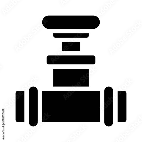 Pipe Fitting glyph icon
