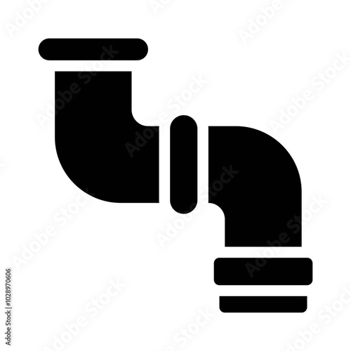 Pipe glyph icon