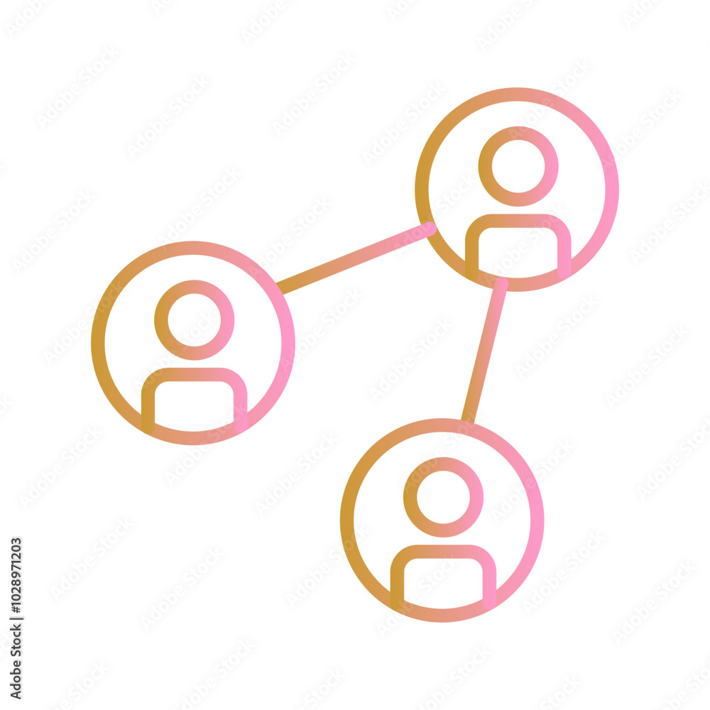 Social Network Vector Icon Social Network Vector Icon