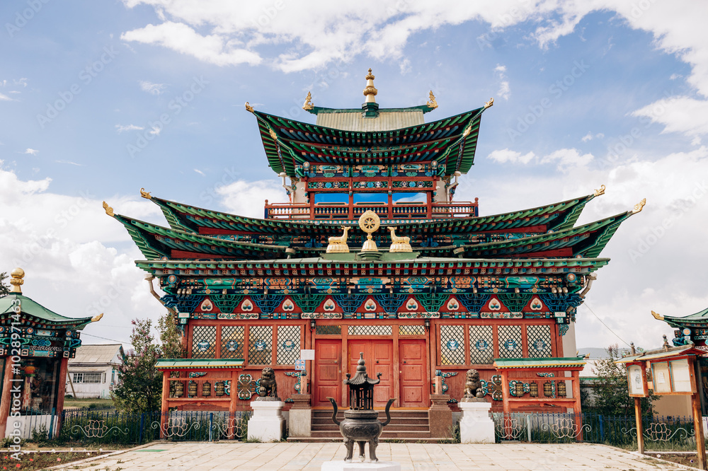 Ivolginsky datsan in Ulan-Ude. Russia Ivolginsky datsan in Ulan-Ude. Russia