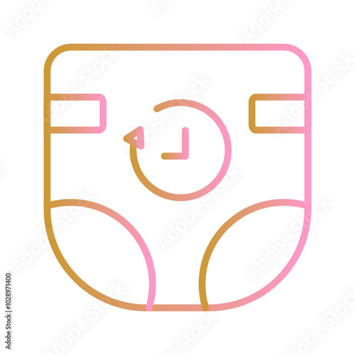 Diaper Duty Vector Icon