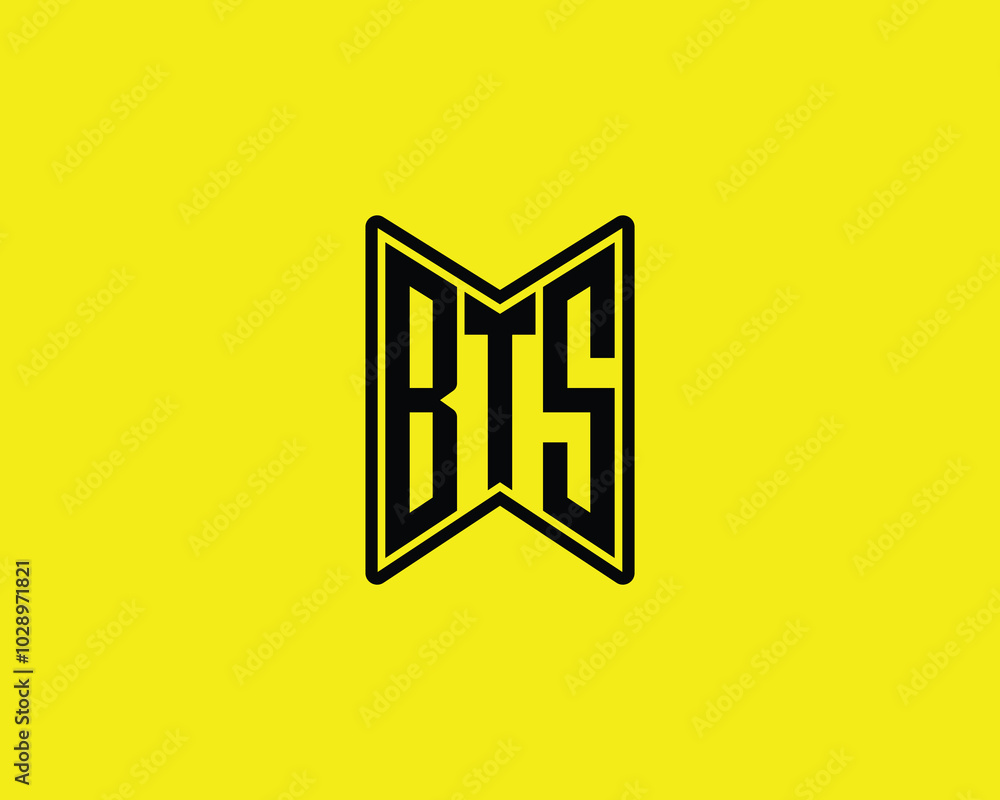 BTS logo design vector template. BTS BTS logo design vector template. BTS