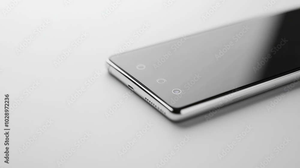 Sleek Smartphone Design with Edge-to-Edge Display Sleek Smartphone Design with Edge-to-Edge Display