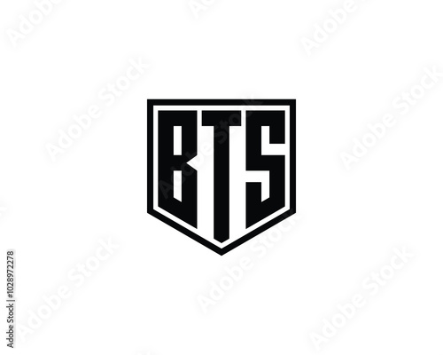 BTS logo design vector template. BTS