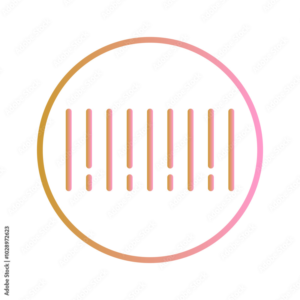 Barcode Sticker Vector Icon Barcode Sticker Vector Icon