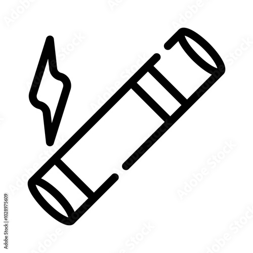Cigarette line icon