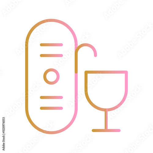 Wine Aerator Vector Icon