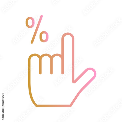 Click Through Rate Vector Icon