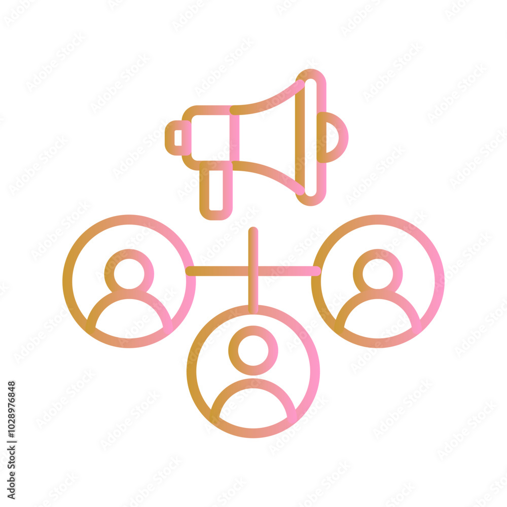 Affiliate Marketing Vector Icon Affiliate Marketing Vector Icon