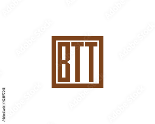 BTT Logo design vector template. BTT