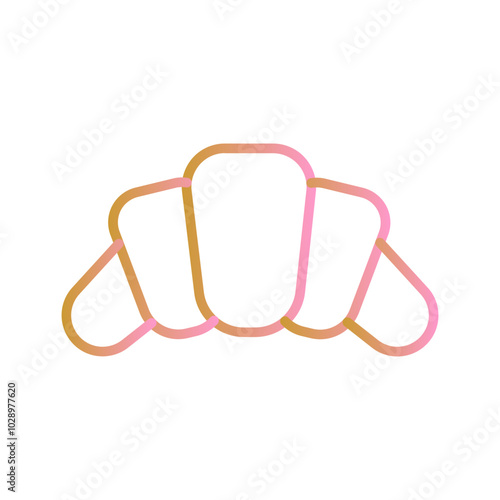 Croissant Vector Icon