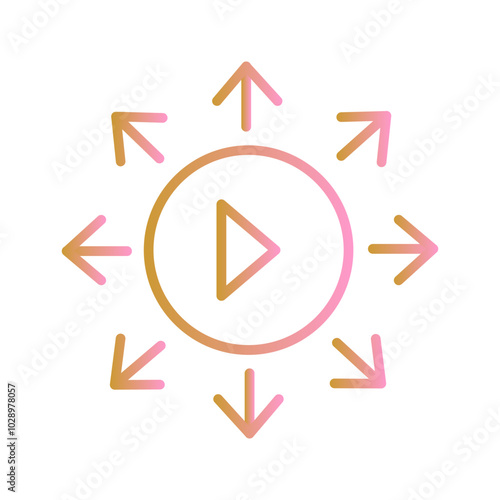 Viral Content Vector Icon