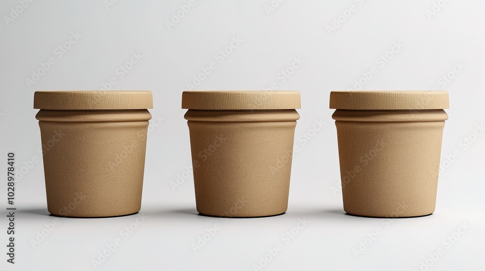 Empty mock up packaging, Isolated white background Empty mock up packaging, Isolated white background