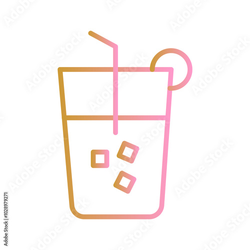 Party Drinks Vector Icon