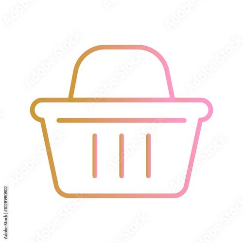 Shopping Basket II Vector Icon