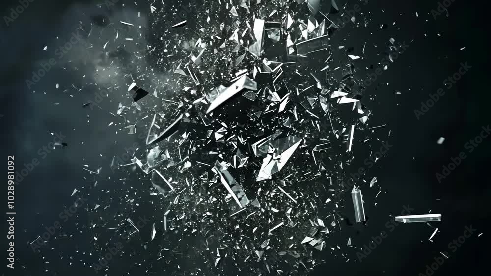 background with exploding particles Stock Video | Adobe Stock