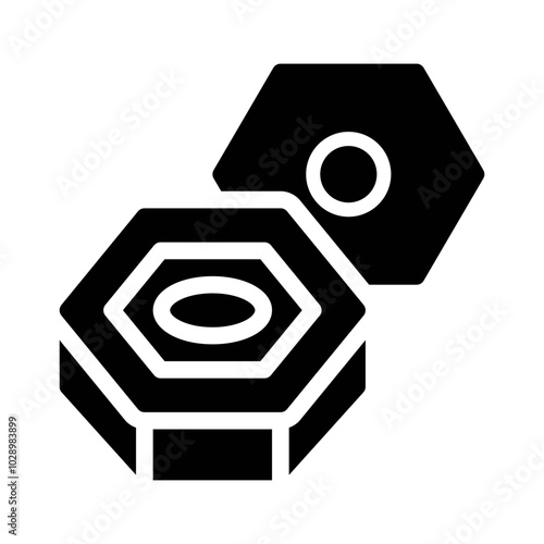 Steel Bolt glyph icon