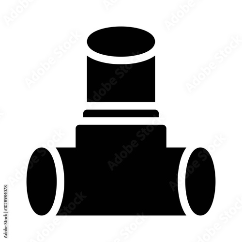 Steel Pipe glyph icon