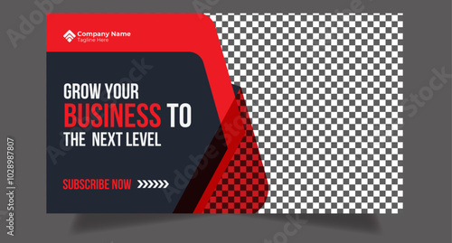 Editable youtube thumbnail design for any youtube videos customizable video thumbnail design video cover fully editable thumbnail template for social media concept.