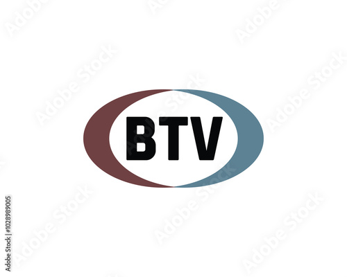 Free Download BTV logo design vector template. BTV - GFXLoad