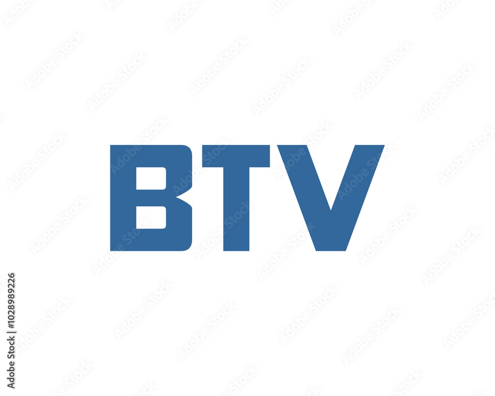 BTV logo design vector template. BTV BTV logo design vector template. BTV