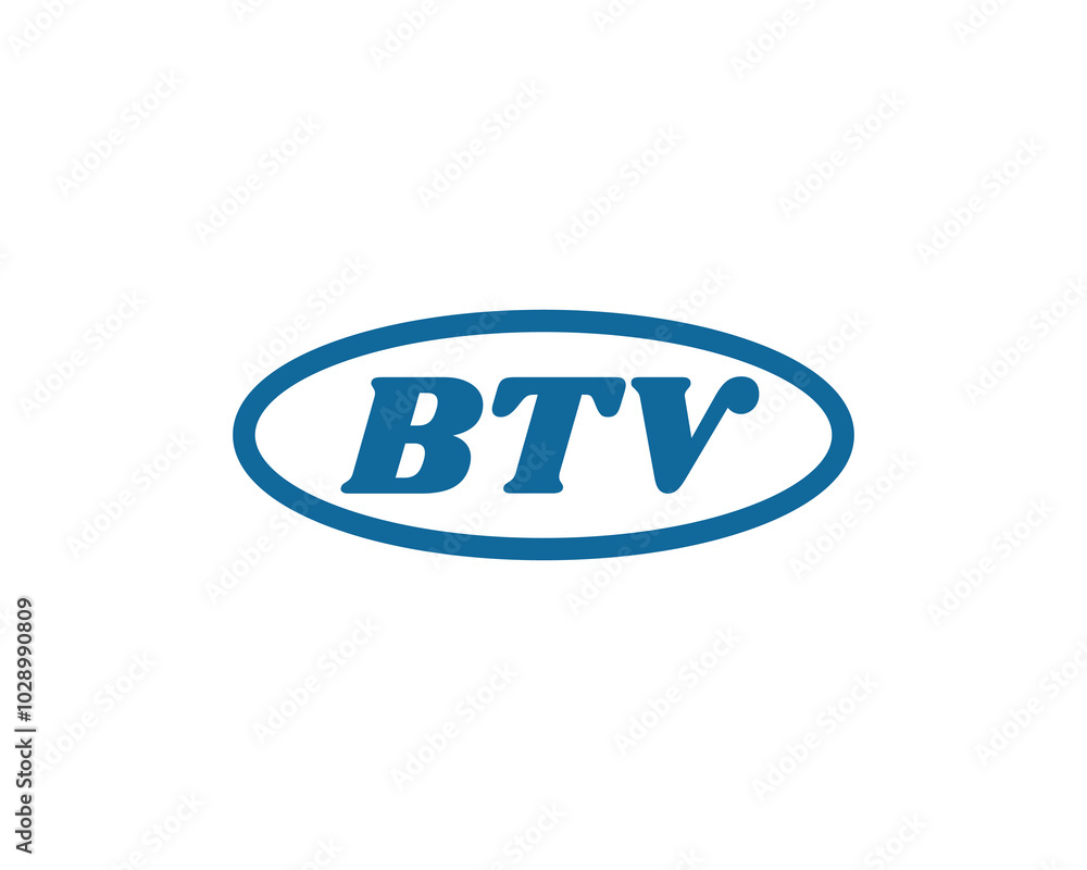 BTV logo design vector template. BTV BTV logo design vector template. BTV