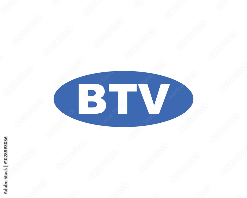 BTV logo design vector template. BTV BTV logo design vector template. BTV