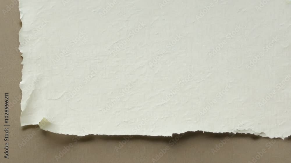 Turned blank page with uneven textured edges. set of torn white paper sheets, zoom in. 4K quality, for opening or closing videos
Turned blank page with uneven textured edges. set of torn white paper sheets, zoom in. 4K quality, for opening or closing videos