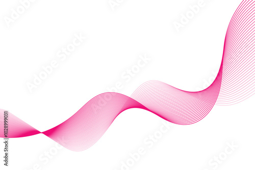 abstract background with pink waves. eps10