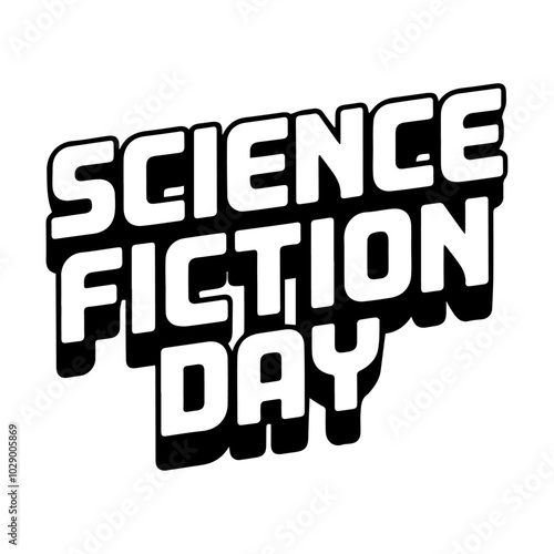  World National Science fiction day template banner poster background, Happy world science fiction day celebration