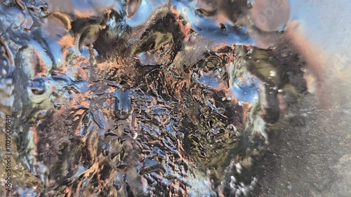 This macro video shoot explores the intricate details of plastic water tank welding and the phenomenon of leaking