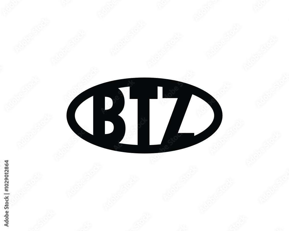 BTZ logo design vector template. BTZ BTZ logo design vector template. BTZ