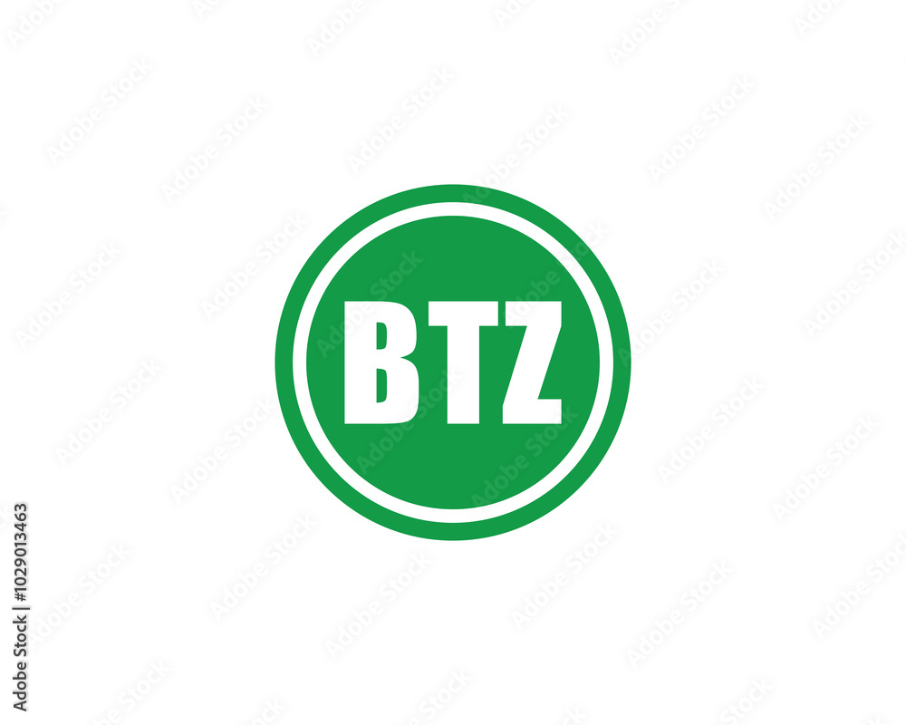 BTZ logo design vector template. BTZ BTZ logo design vector template. BTZ